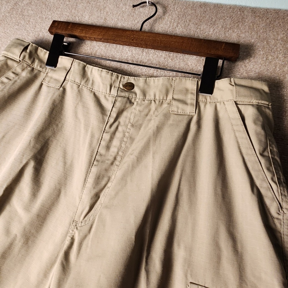 TRU-SPEC Tactical Cargo Pants Mens 42 Khaki Excellent Ripstop 24-7 Series
